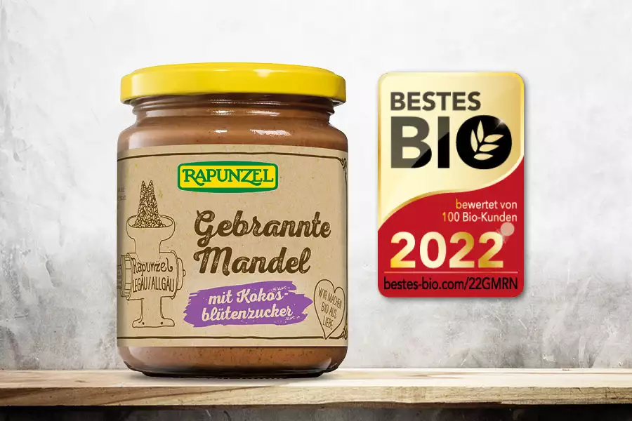 Gebrannte Mandel-Aufstrich mit Kokosblütenzucker