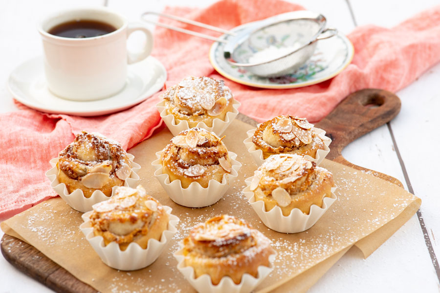 Brioche mit Macadamia Füllung