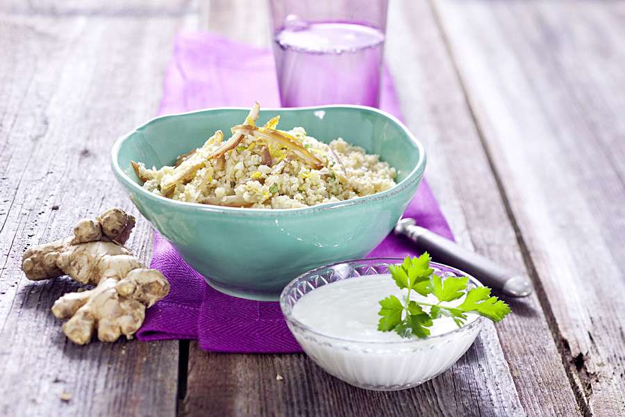 Dattel-Couscous mit Cashewkernen