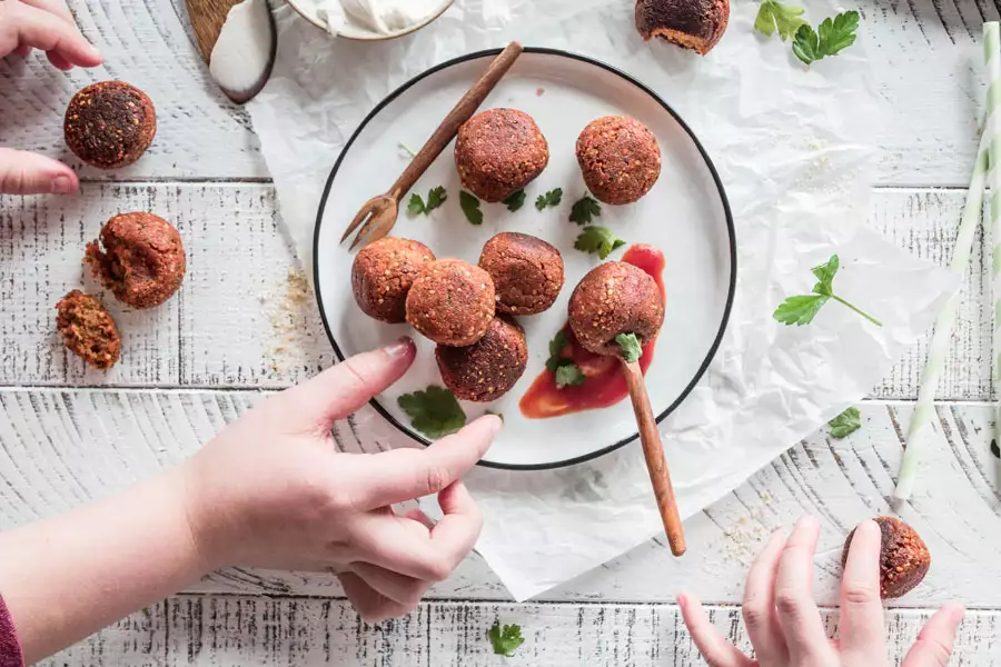 Perfekter Snack für zwischendurch. Achten Sie nur darauf, die Masse nicht zu lange zu mixen!