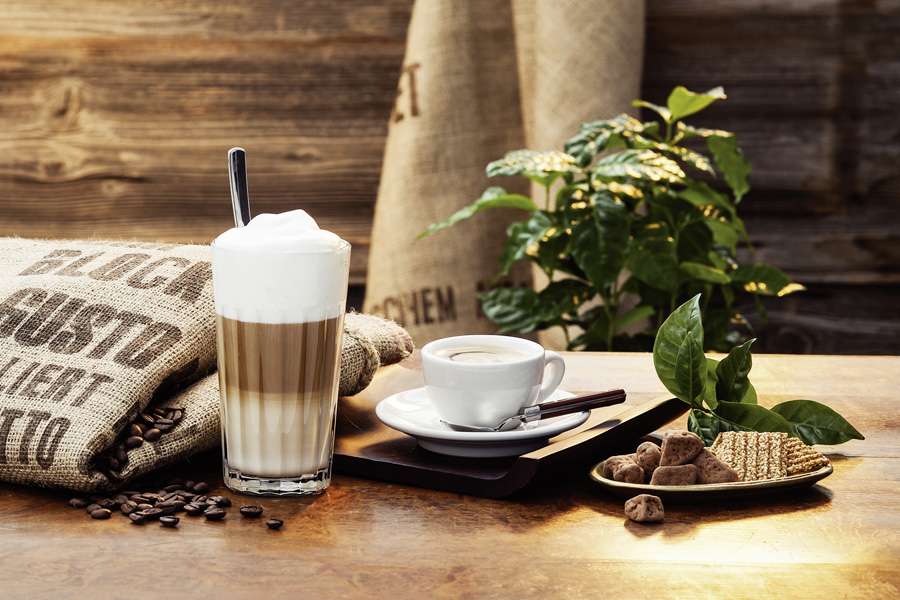 Latte Macchiato - Classico, Zimt oder Caramell