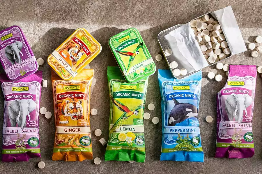 Rapunzel Organic Mints im Nachfüllpack