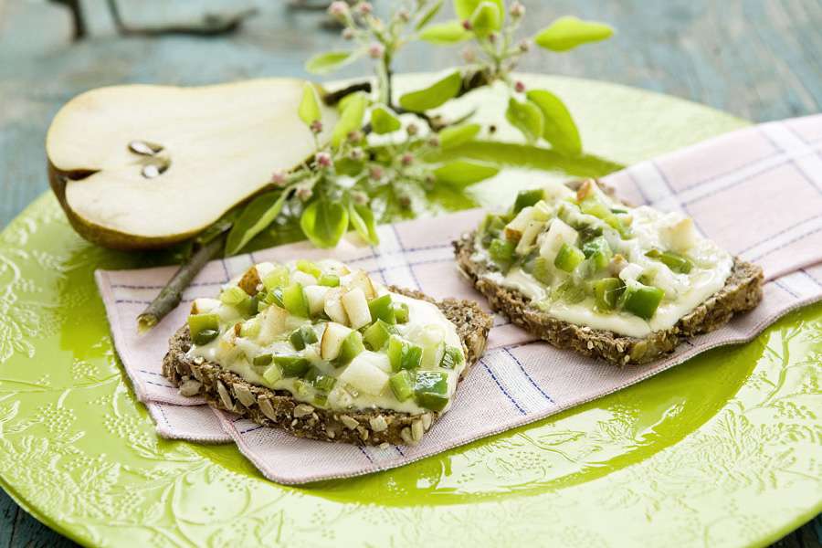 Paprika-Birnen-Brot