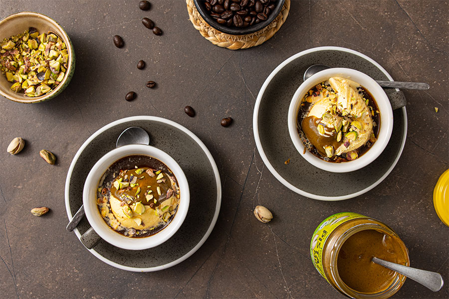 Pistazien Affogato