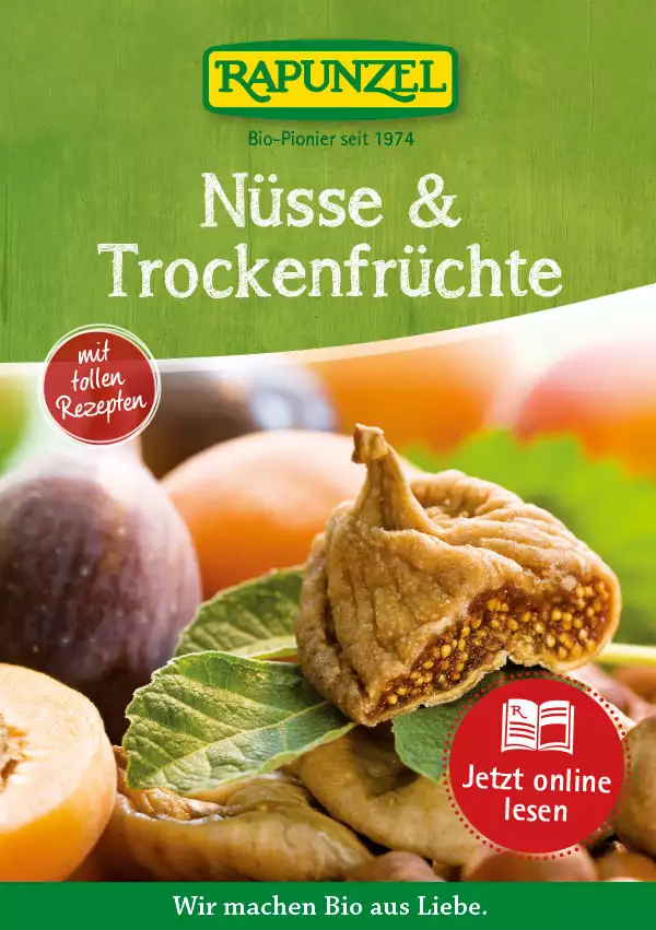 Feine Nüsse & Trockenfrüchte mit einer Fülle an Nährstoffen in kontrolliert biologischer Qualität – von Rapunzel