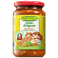 Tomatensauce Linsen-Bolognese, vegan