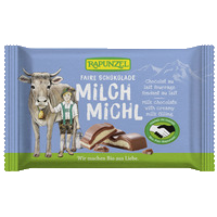 Milch Michl Schokolade mit Milchfüllung HAND IN HAND