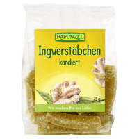 Ingwerstäbchen kandiert