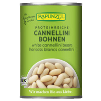 Weiße Cannellini Bohnen in der Dose