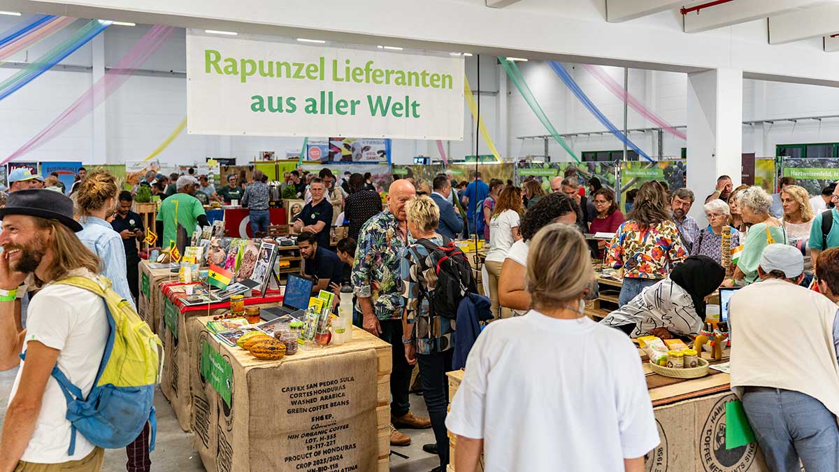 Die Rapunzel Lieferanten und Lieferantinnen präsentierten sich den BesucherInnen