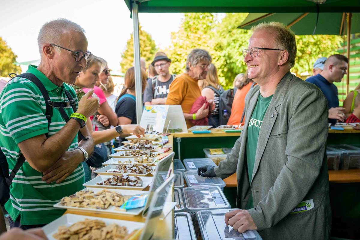 Verkostungsmeile auf dem Rapunzel Festival